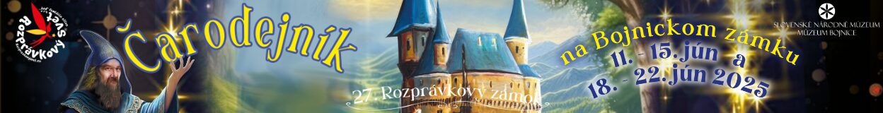 Čarodejník na Bojnickom zámku -  27. ročník rozprávkového zámku v Bojniciach